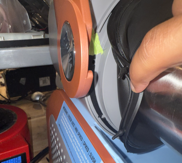 FDM prototype installed for the leakage test.