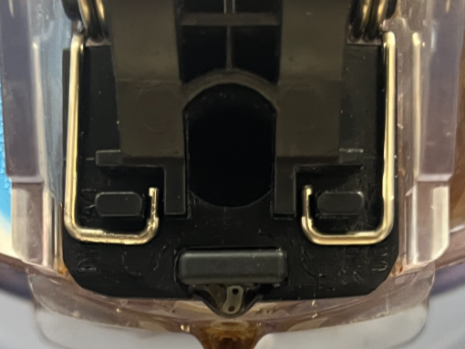 Revised spout: reduced fillet and lower surface geometry.